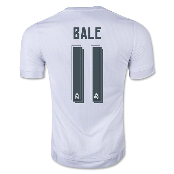 Real Madrid 2015-16 BALE #11 Home Soccer Jersey